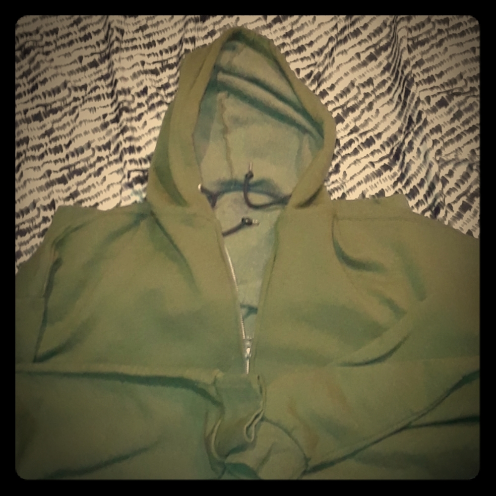 Green zipup